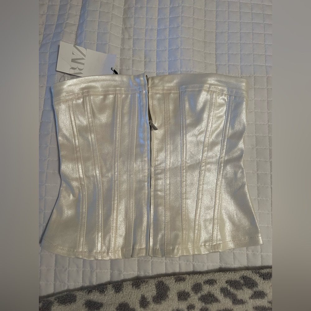 Zara bustier top